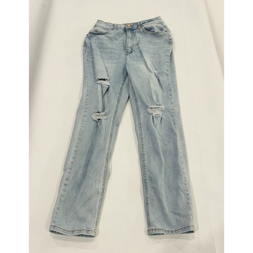 Vanilla Star Light Wash Distressed Jeans Size W27/5